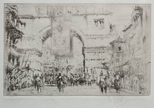 Hadrian kommer inn i Salonica av William Walcot