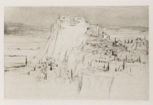 Herodias: Side 3, Machaerus-citadellet reiste seg fra østsiden av Dødehavet, på en topp av basalt, i form av en kjegle