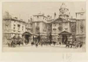 London-sett: Horseguards av William Walcot