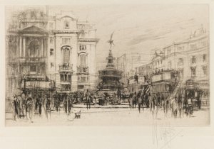 London Set: Piccadilly Circus with Criterion Theatre, 1924.
