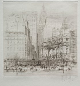 New York City: Battery Place av William Walcot
