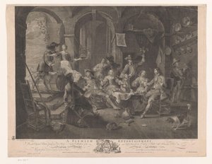 Interiør med røyke- og drikkeselskap En flamsk underholdning (tittel på objekt) Hovedmalerier av England (serietittel) The Most Capital Paintings in England (serietittel) av William Walker