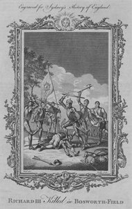 Richard III drept i Bosworth-Field, 1773.