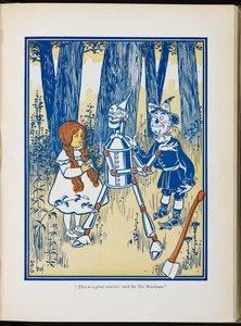 Dorothy, tinnskogmannen og fugleskremselet.