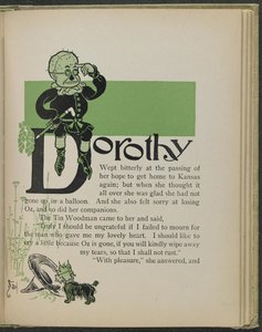 Illustrasjon fra «Den fantastiske trollmannen fra Oz» av Lyman Frank Baum av William Wallace Denslow