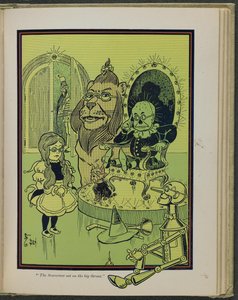Illustration aus "Der wunderbare Zauberer von Oz" von Lyman Frank Baum von William Wallace Denslow