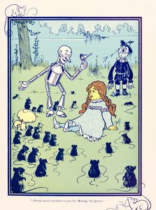 ?Tillat meg å introdusere for deg hennes majestet, dronningen.? fra ?The Wonderful Wizard of Oz? av L. Frank Baum av William Wallace Denslow