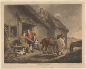 Den første september, kveld av William Ward after George Morland