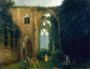 Newstead Abbey med det siste hvilestedet til Byron