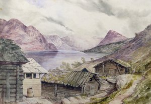 Romsdal Fjord, 1850 av William West