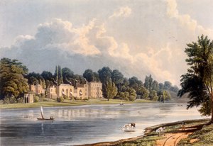 Pavens villa på Twickenham, 1828 av William Westall