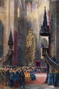 Orviedo, i katedralen (farge litho)