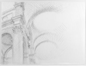San Salvador, Venezia, 2007 (blyant på papir) av William Wilkins