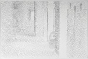 Sotoportego Salviati, Venezia, 2009 (blyant på papir) av William Wilkins