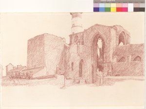 St Mathieu, Abbey and Lighthouse av William Wilkins