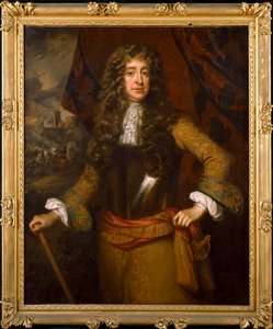 Ukjent mann kalt William III (olje på lerret)