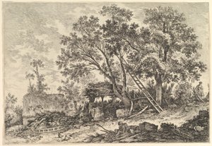 IIe. Vue de Fronville 2. utsikt over Fronville, 1700-tallet.