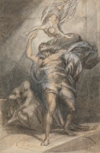 Prospero tilkaller Ariel av William Young Ottley