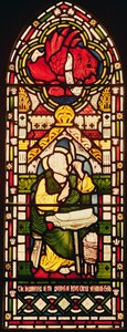 St. Mark, ca. 1870 (farget glass)