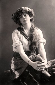 Gabrielle Ray 1883-1973, engelsk skuespillerinne, tidlig på 1900-tallet. av William and Daniel Downey