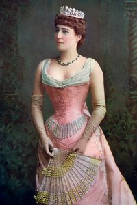 Lillie Langtry 1853-1929, engelsk skuespillerinne, 1899-1900. av William and Daniel Downey