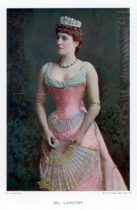 Lillie Langtry , britisk skuespillerinne, 1901. av William and Daniel Downey