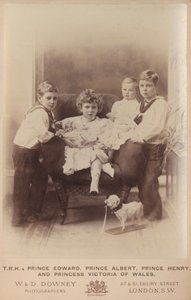 Prins Edward, Prins Albert, Prins Henry og Prinsesse Victoria av Wales av William and Daniel Downey