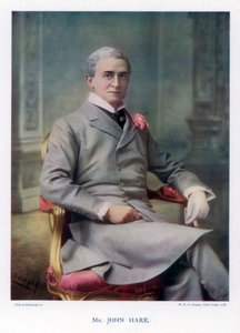 Sir John Hare, engelsk skuespiller og manager for Garrick Theatre, 1901. av William and Daniel Downey