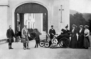 Tsarene besøker Balmoral, 1896. av William and Daniel Downey