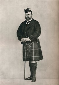 Prinsen av Wales i Highland-drakt, c1886 1910 av William and Daniel Downey
