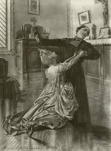 Manon, akt III scene III (gravyr) av William de Leftwich Dodge