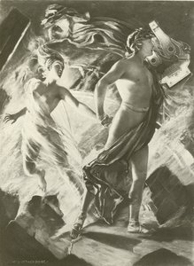 Orfeus og Eurydike, akt IV scene i (gravyr)
