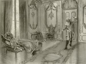 Figaros ekteskap, akt I scene ix (gravyr)