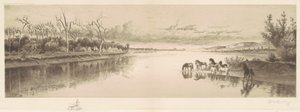 Uten tittel (indianerleir) av William de la Montagne Cary