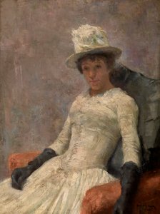 Stephanie i hvitt av William van Strydonck