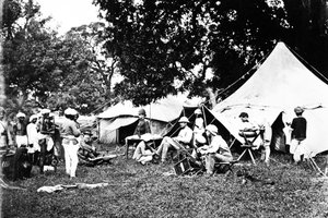 British Indian Army Camp, ca. 1860-tallet