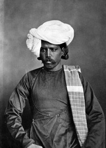 Portrait of a Man, fra 'The Costumes and People of India', ca. 1860