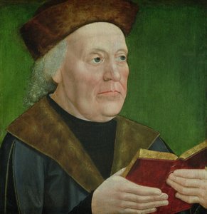 Ordfører Hermann Langenbeck, ca. 1515 (olje på eikepanel) av Wilm Dedecke