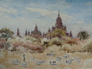 897 Thein Ma Zi fra Penathagu, Bagan av Wilson Clive
