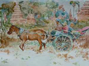924 En tur rundt templene, Bagan av Wilson Clive