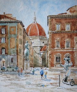 951 Piazza SS Annunziata, etter skybruddet av Wilson Clive