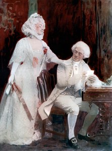 Winifred Emery og Cyril Maud i The School for Scandal, c1902.