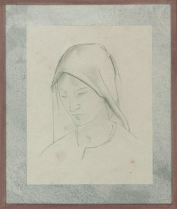 Studie for St Martin altertavle, ca. 1928 (blyant på papir)