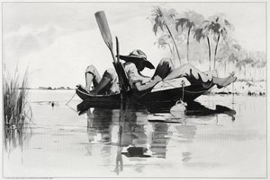 Et fiskefest, 1890. av Winslow Homer