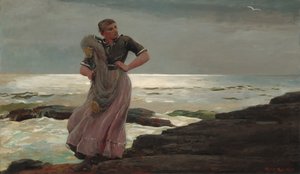 Et lys på havet, 1897. av Winslow Homer