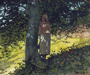 A Shady Spot, Houghton Farm, 1878 av Winslow Homer