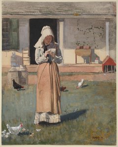 En syk høne av Winslow Homer
