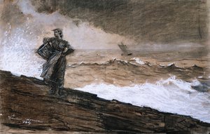 Ved høyhavet, 1884 av Winslow Homer