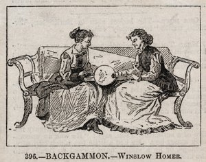 Backgammon. av Winslow Homer