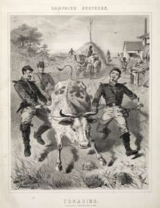 Felttogsskisser: sankning av forsyninger av Winslow Homer